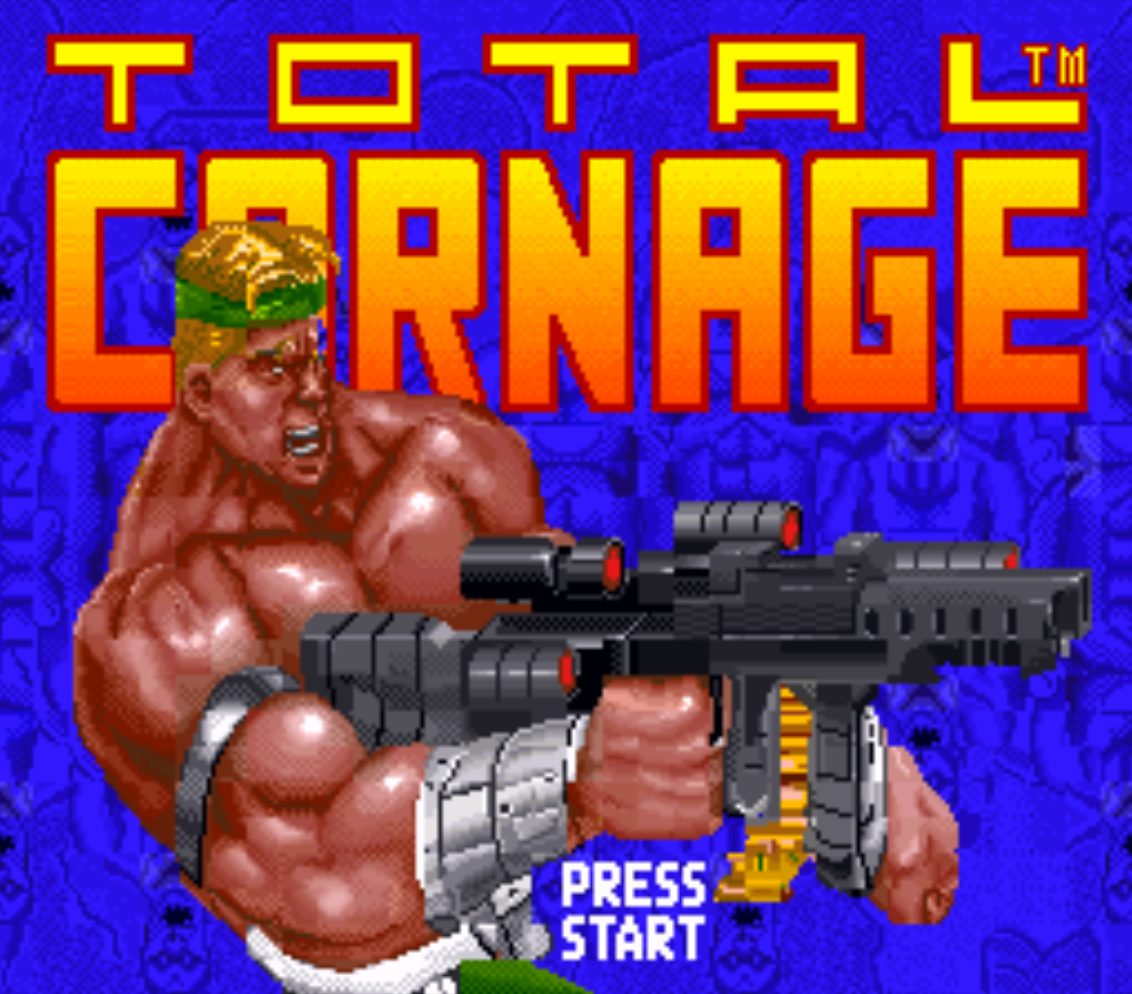Total Carnage Title Screen